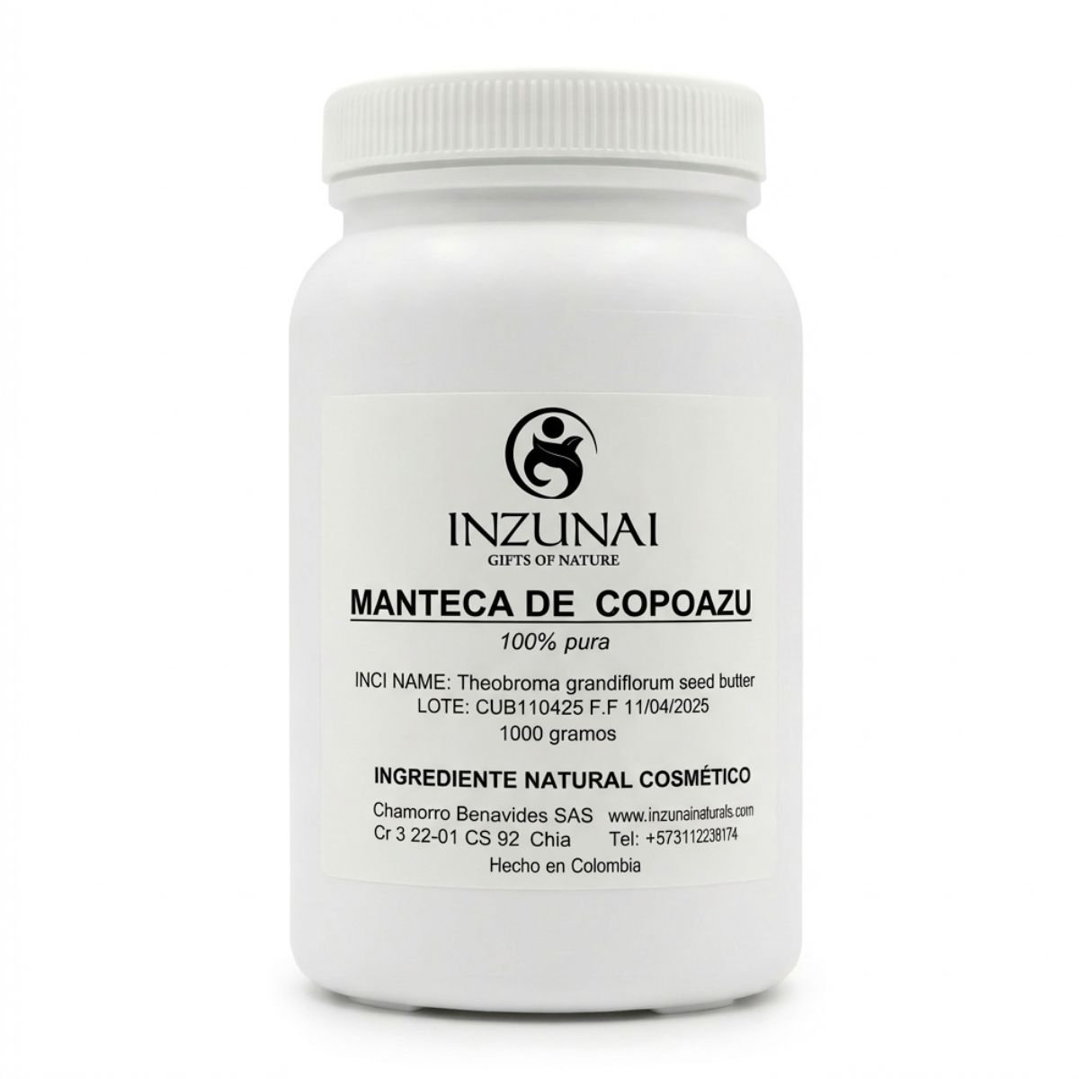 manteca pura de copoazu